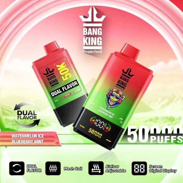 BANG KING 50K - 50.000 trekjes van dubbel smaakmeesterschap
