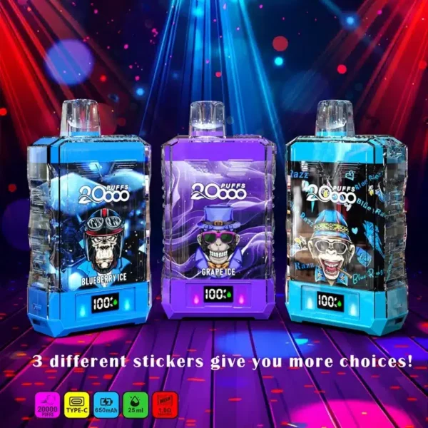 Bang King Double Crystal 20000 - płynne, długotrwałe działanie