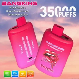 Bang King 35000 - Dubbele smaak. Dubbele voldoening. 35K trekjes.